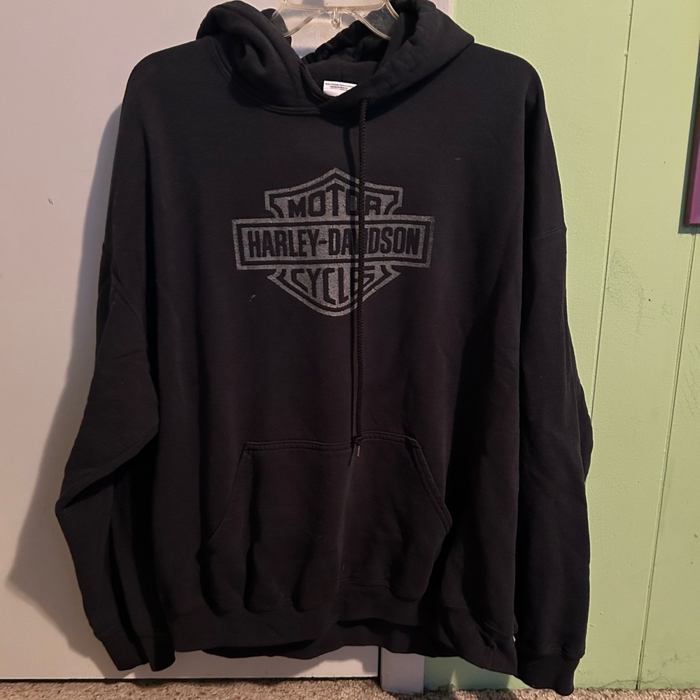 Vintage Y2K Harley Davidson Bootleg Hoodie